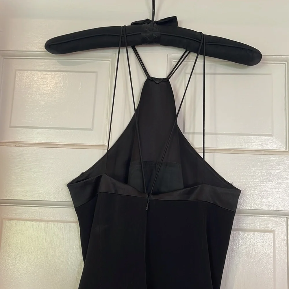 Tahari Black Dress Size 6 with Chiffon Jacket - Picture 3 of 6